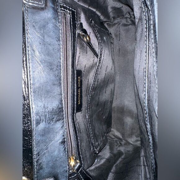 Michael Kors Whitney Large Quilted Leather Satchel Shoulder Black - Picture 5 of 9